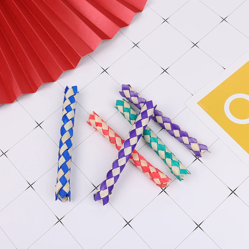 5-Pack Classic Chinese Bamboo Finger Traps – Fun Novelty Toy Novelty Finger Trap Axl