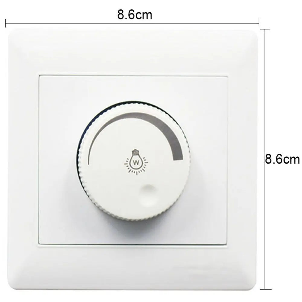 220V Rotary Dimmer Switch – Filament Lamp Brightness Controller Rotary Dimmer Switch Axl