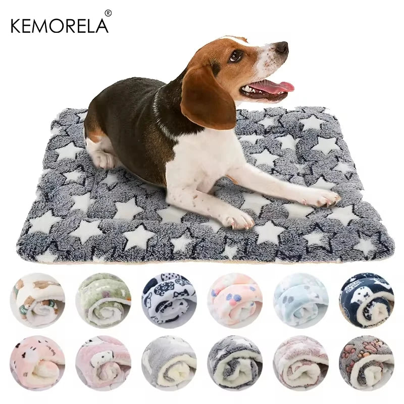 KEMORELA Flannel Pet Sleeping Mat – Dog & Cat Bed Cushion Pet Sleeping Mat Axl