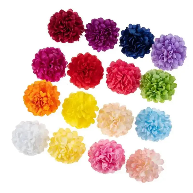 Silk Artificial Hydrangea Flower Heads – 10 or 100 Pcs DIY Decor Artificial Flower Heads Axl