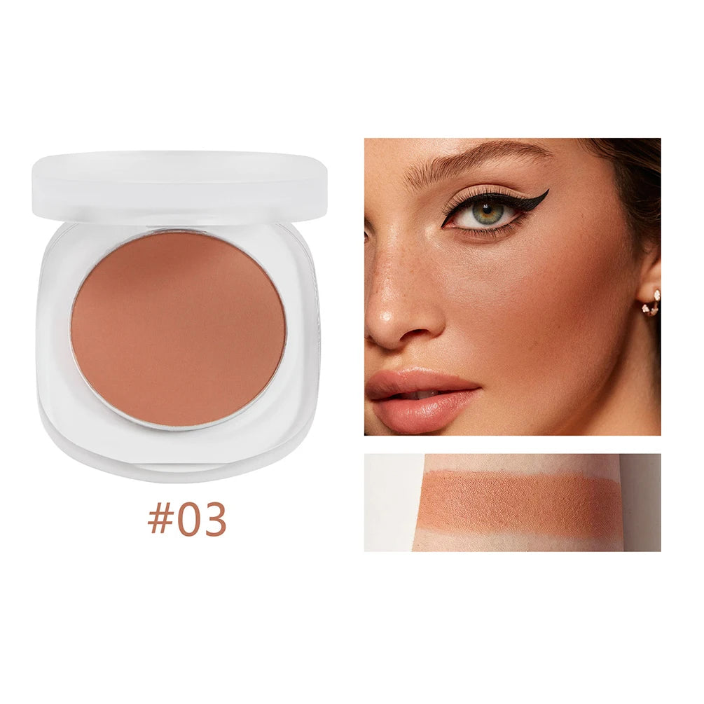 Matte Vegan Blush Powder – Natural Nude Private Label Blusher Blush Powder Axl 03 10pcs with logo