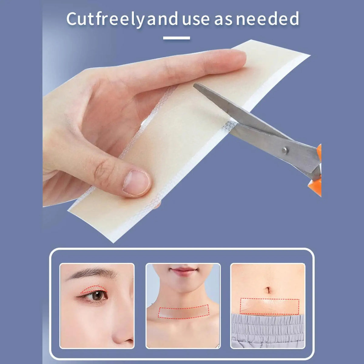 Silicone Scar Sheets – Reusable Self-Adhesive Breathable Tape Silicone Scar Tape Axl