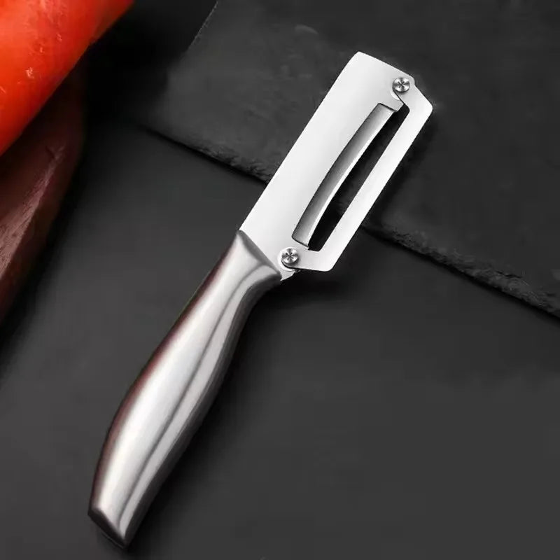 Stainless Steel Sugarcane Knife & Fruit Peeler | Kitchen Tool Fruit Peeler Knife Axl