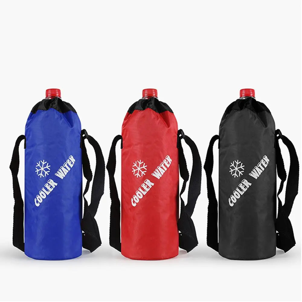 Insulated Water Bottle Bag – Drawstring Cooler Tote Pouch Insulated Bottle Bag Axl
