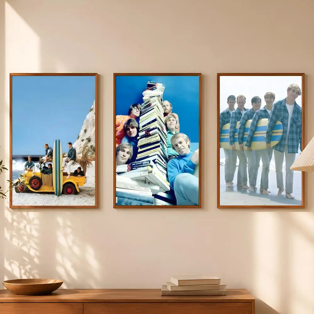 Beach Boys HD PVC Self-Stick Wall Art Poster | Home Decor Wall Art Poster Axl