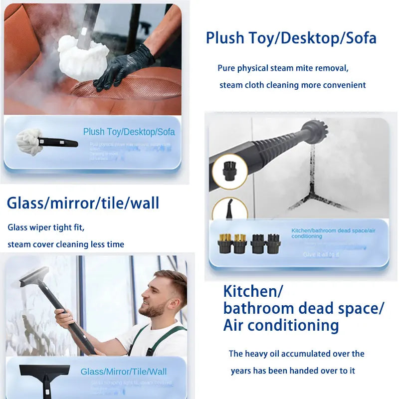BALASHOV 2600W Electric Steam Cleaner – Home, Car & Appliances Electric Steam Cleaner Axl