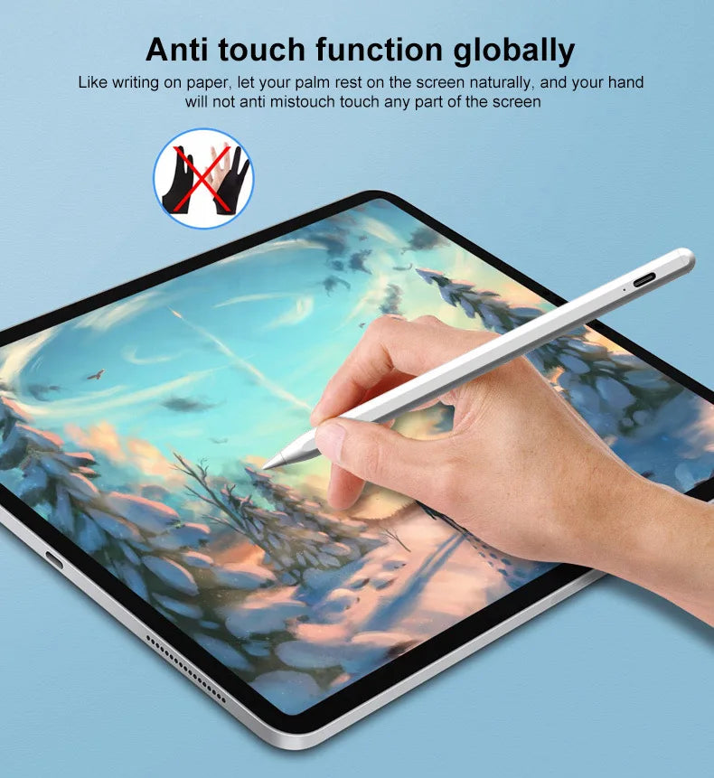 iPad Stylus Pen – Palm Rejection, Tilt & Magnetic 2018–2026 iPad Stylus Pen Axl