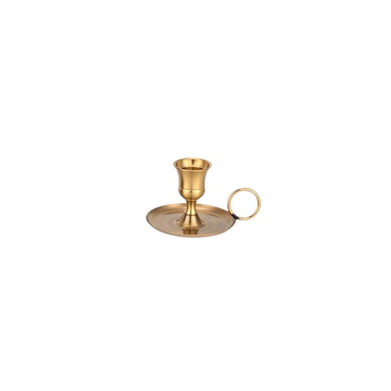 Metal Candle Holder with Handle – Wedding Table Centerpiece Metal Candle Holder Axl A3