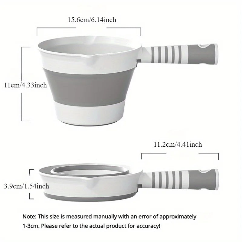 Large PP Folding Water Scoop – Long Handle Kitchen & Bath Folding Water Scoop Axl