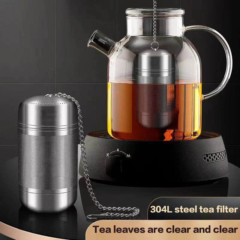 Stainless Steel Tea Infuser Ball Strainer – Fine Mesh S/M/L Tea Infuser Strainer Axl