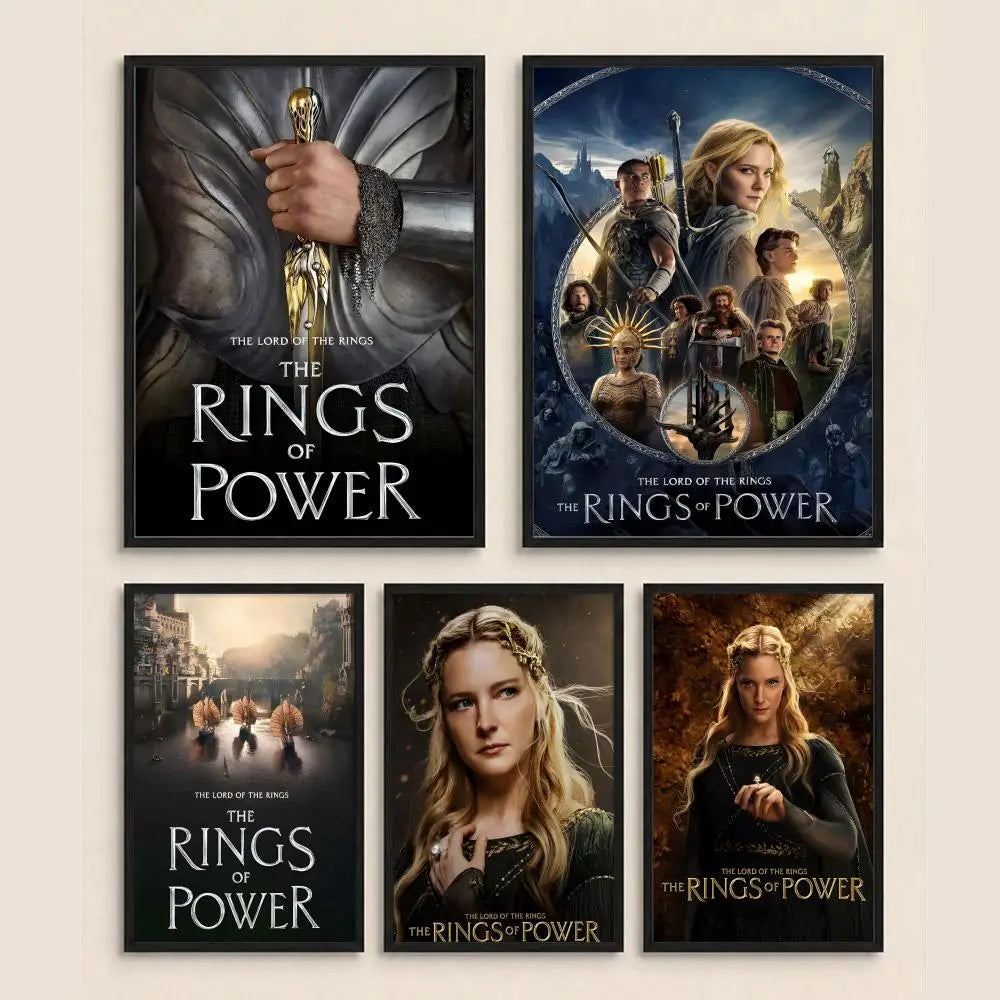 Rings of Power HD Poster – Waterproof Sticky Wall Art Decor Wall Art Poster Axl