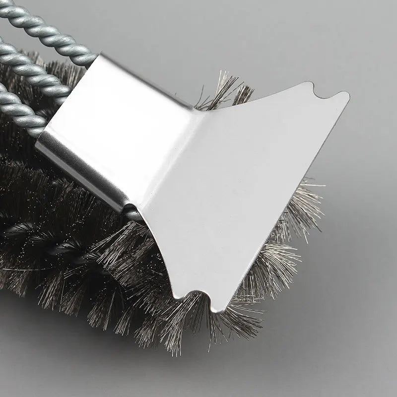 Steel Wire BBQ Grill Cleaning Brush – Heavy-Duty Scrubber BBQ Grill Brush Axl