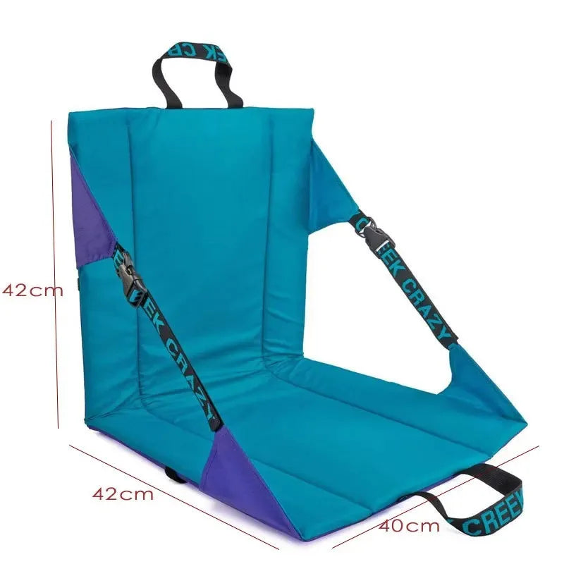 Folding Stadium Seat Chair – Padded Bleacher Cushion & Back Folding Stadium Chair Axl