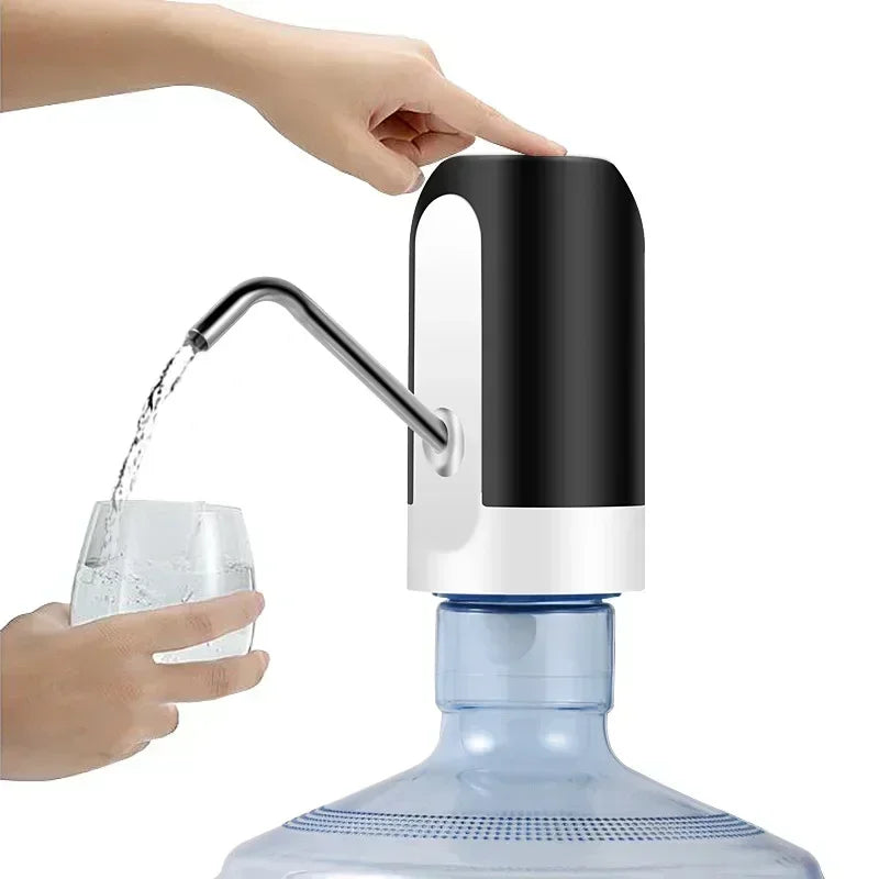 USB Rechargeable Electric Water Pump Dispenser – BPA Free Water Pump Dispenser Axl black