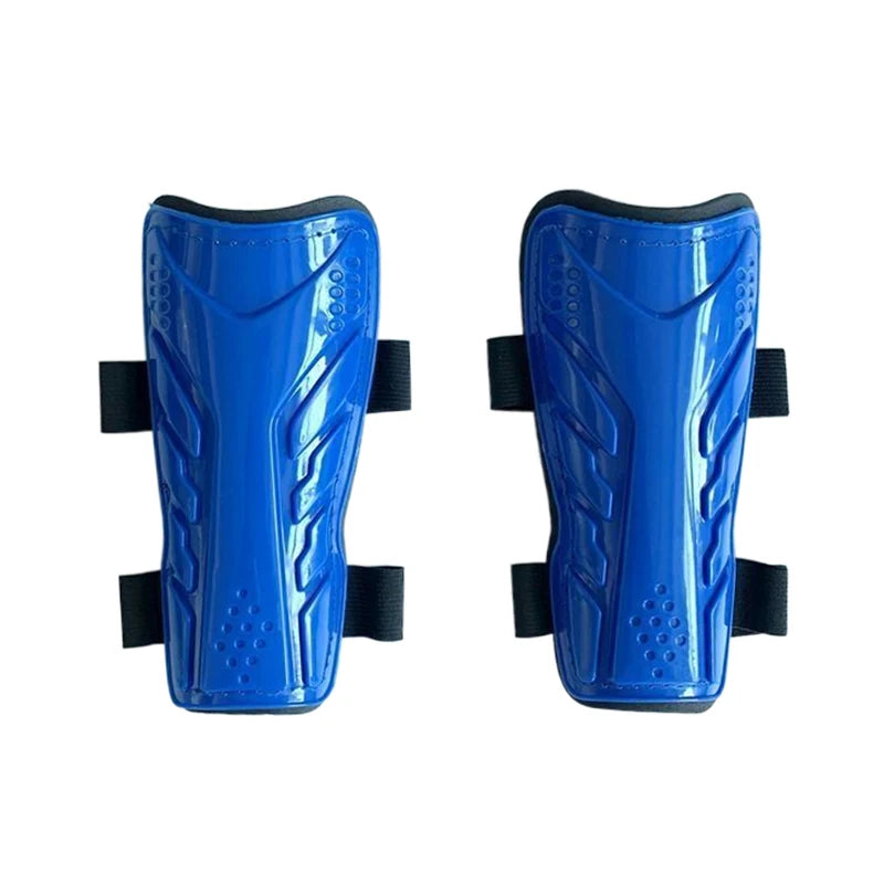 Kids Soccer Shin Guards with Leg Sleeves – Lightweight 1 Pair Soccer Shin Guards Axl Blue
