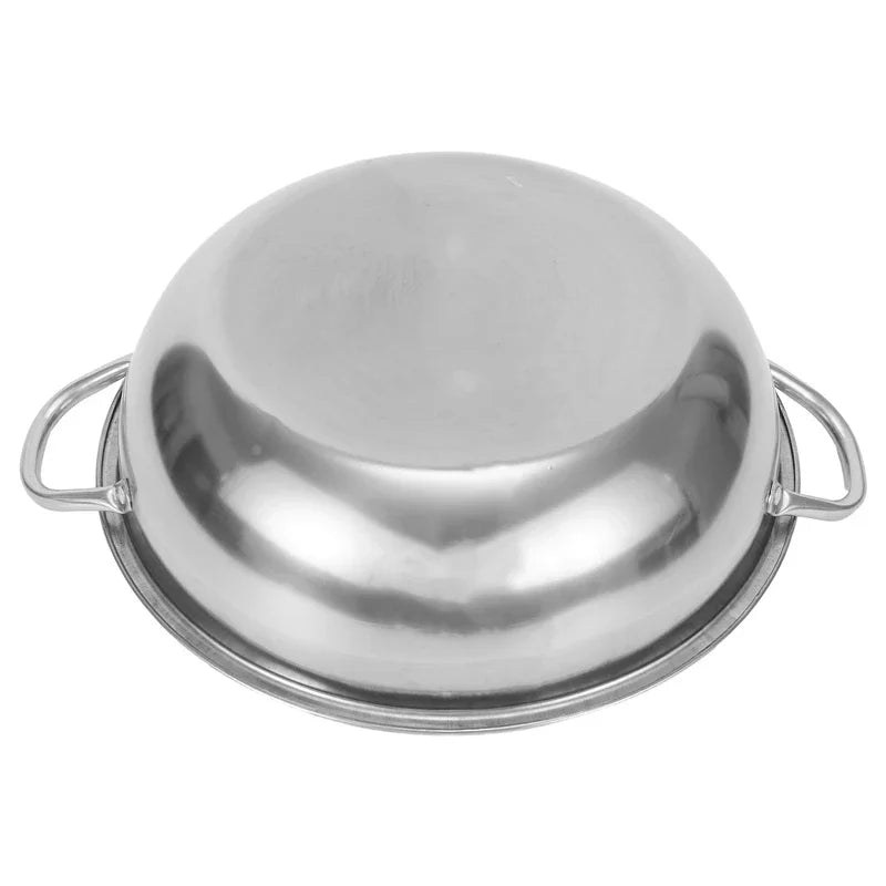28cm Stainless Steel Divided Double Hot Pot – Gas & Induction Divided Hot Pot Axl