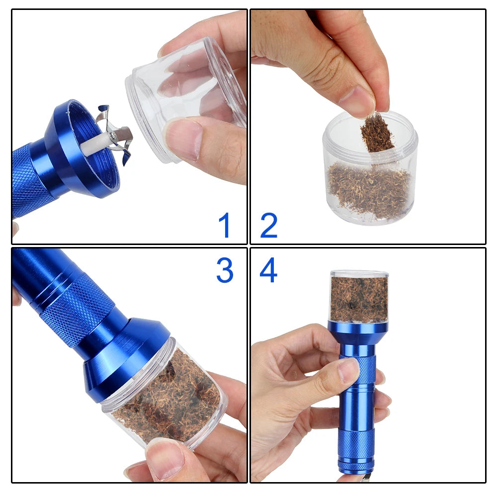 Electric Herb & Spice Grinder – Aluminum Metal Crusher Electric Spice Grinder Axl