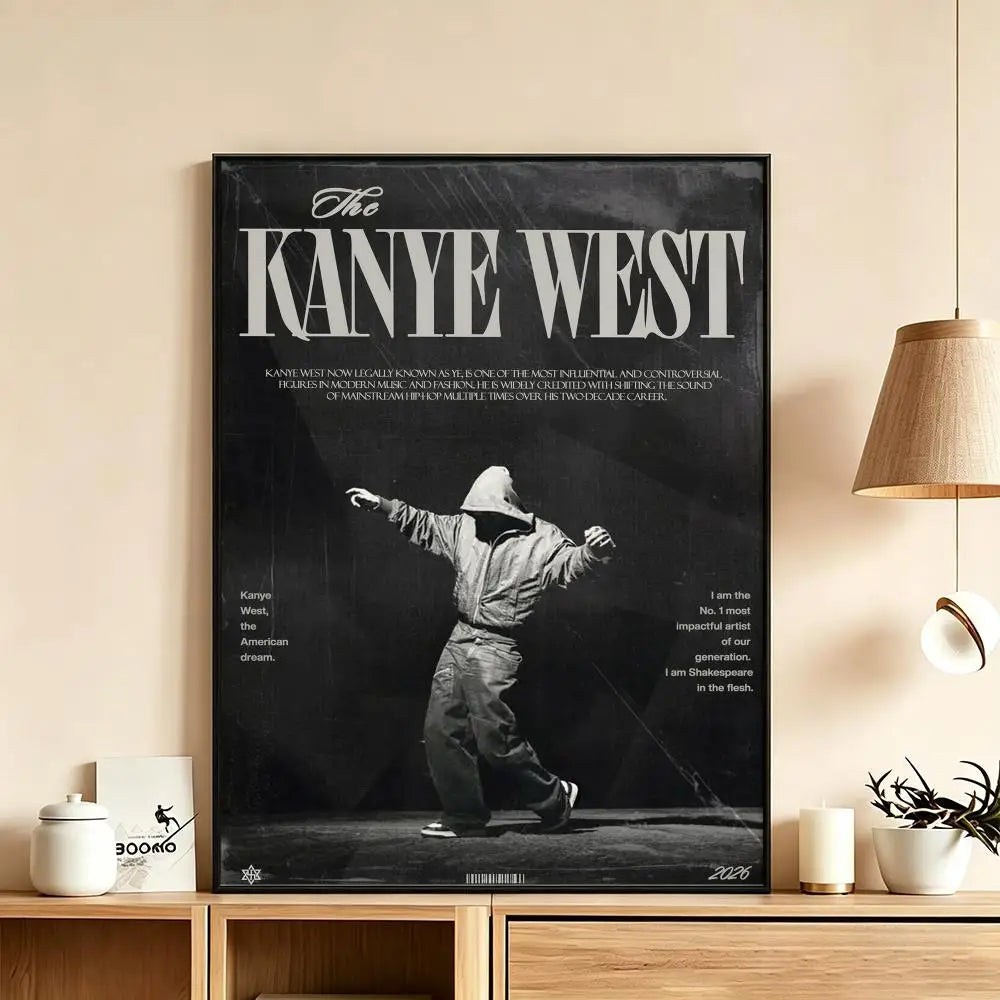 Hip-Hop Rapper HD Wall Poster – Aesthetic Home Decor Art Wall Art Poster Axl White16 40X50cmNoframe