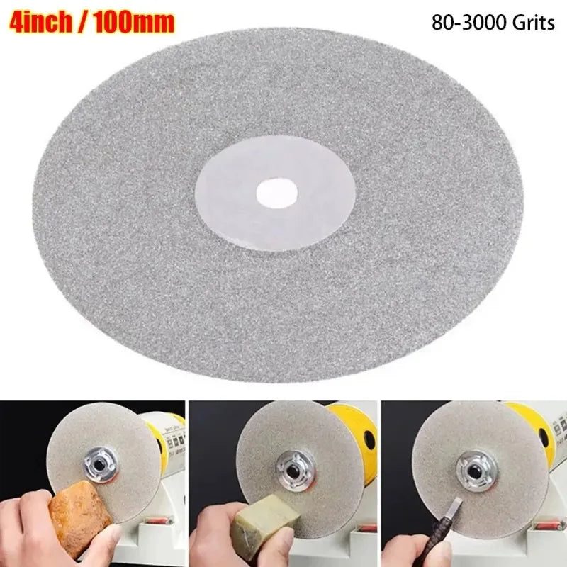4" Diamond Grinding Disc 100mm 80–3000 Grit Abrasive Wheel Abrasive Grinding Disc Axl