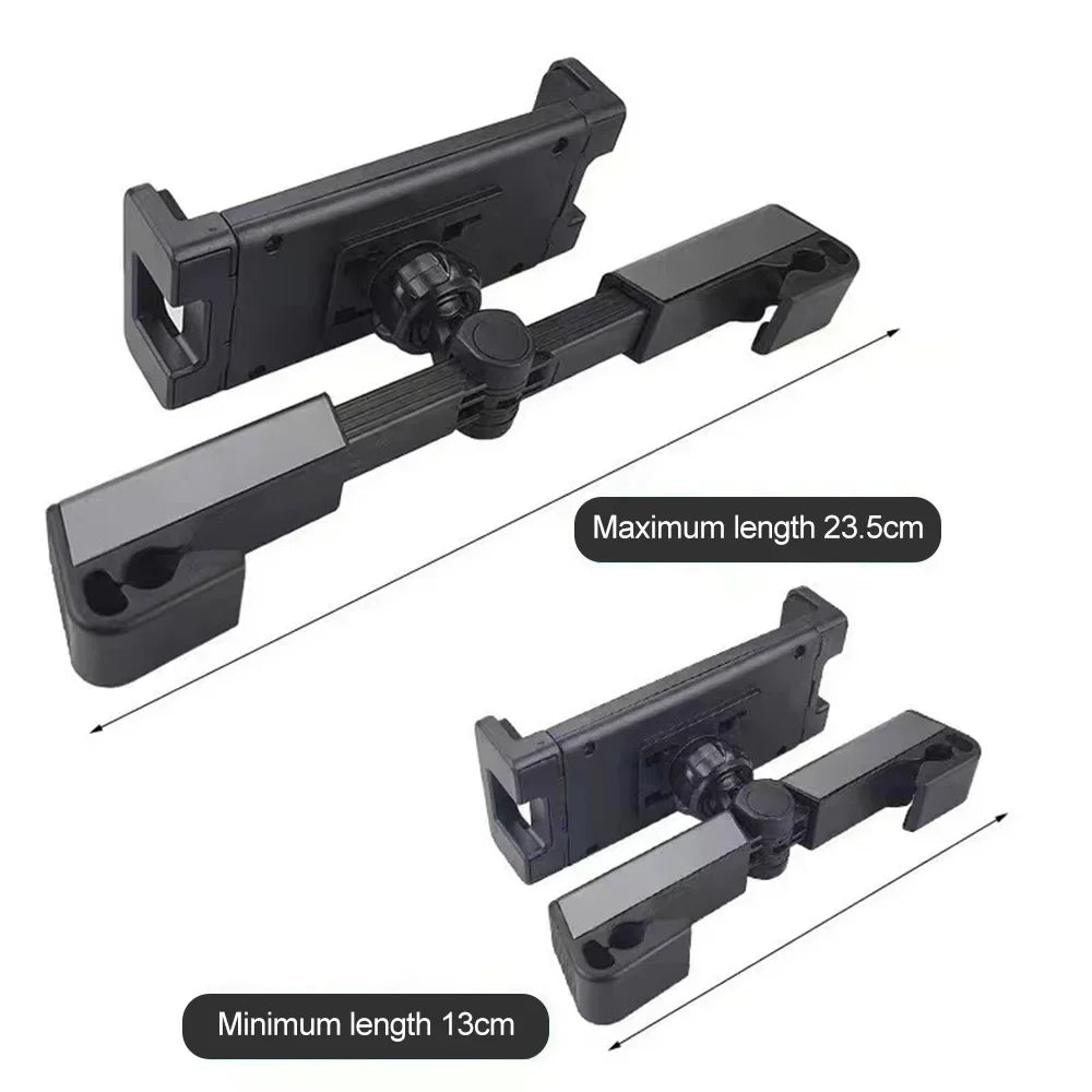 Telescopic Car Headrest Tablet & Phone Mount | 4–12.9 Inch Car Tablet Mount Axl