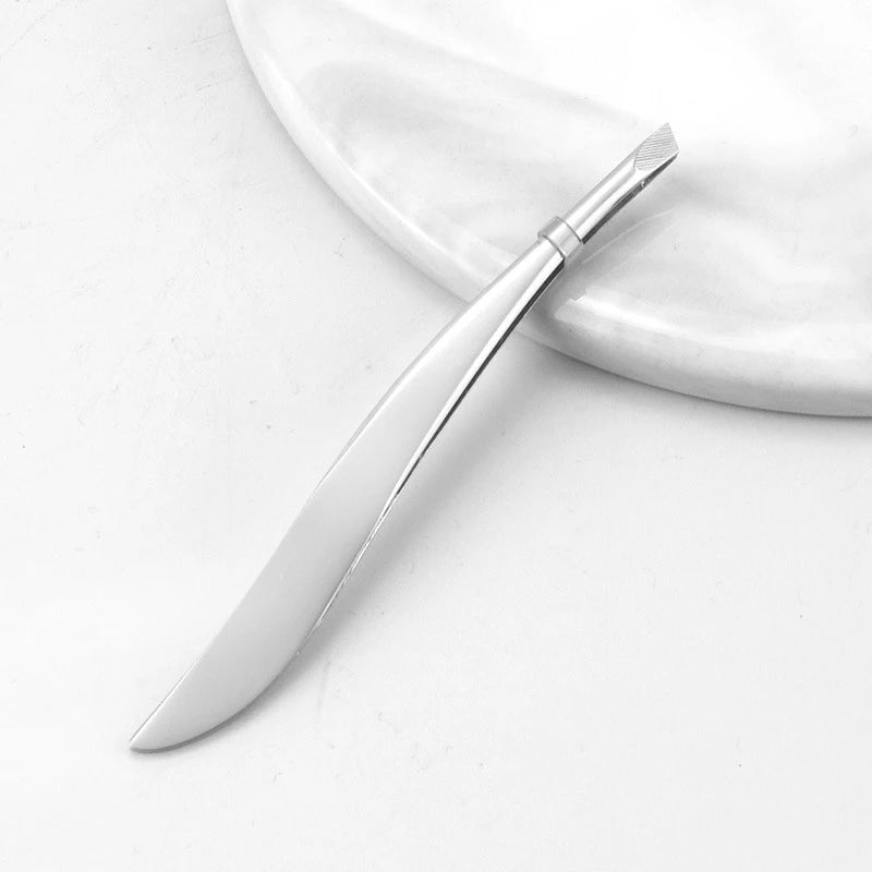 Slant Tip Stainless Steel Tweezers – Eyebrow & Lash Tool Eyebrow Tweezers Axl 1pcs D