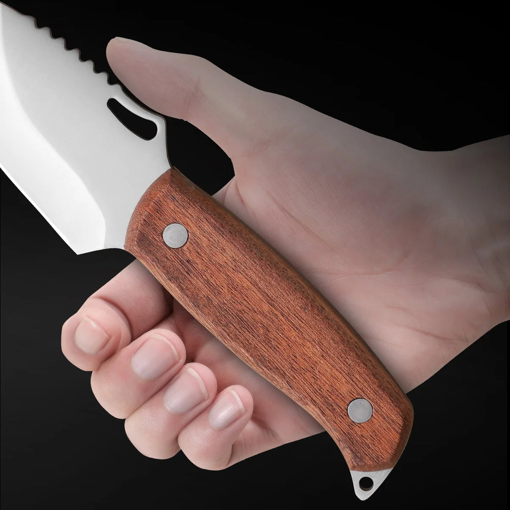 Stainless Steel Boning & Slicing Kitchen Knife – Wood Handle Kitchen Knife Axl