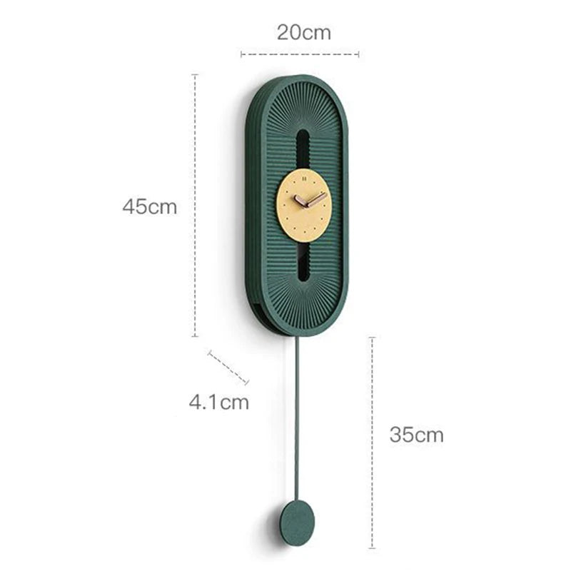 Nordic Minimalist Large Wall Clock – Modern Geometric Decor Wall Clock Axl