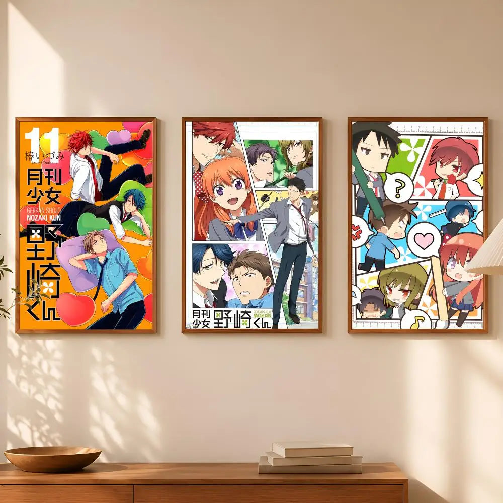 Monthly Girls' Nozaki-kun HD Self-Stick Anime Wall Poster Anime Wall Poster Axl