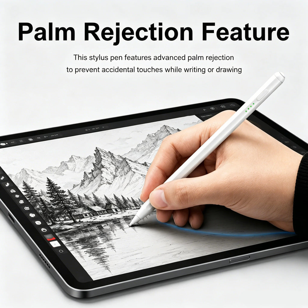 iPad Stylus Pen – Tilt, Palm Rejection & Magnetic Charging iPad Stylus Pen Axl