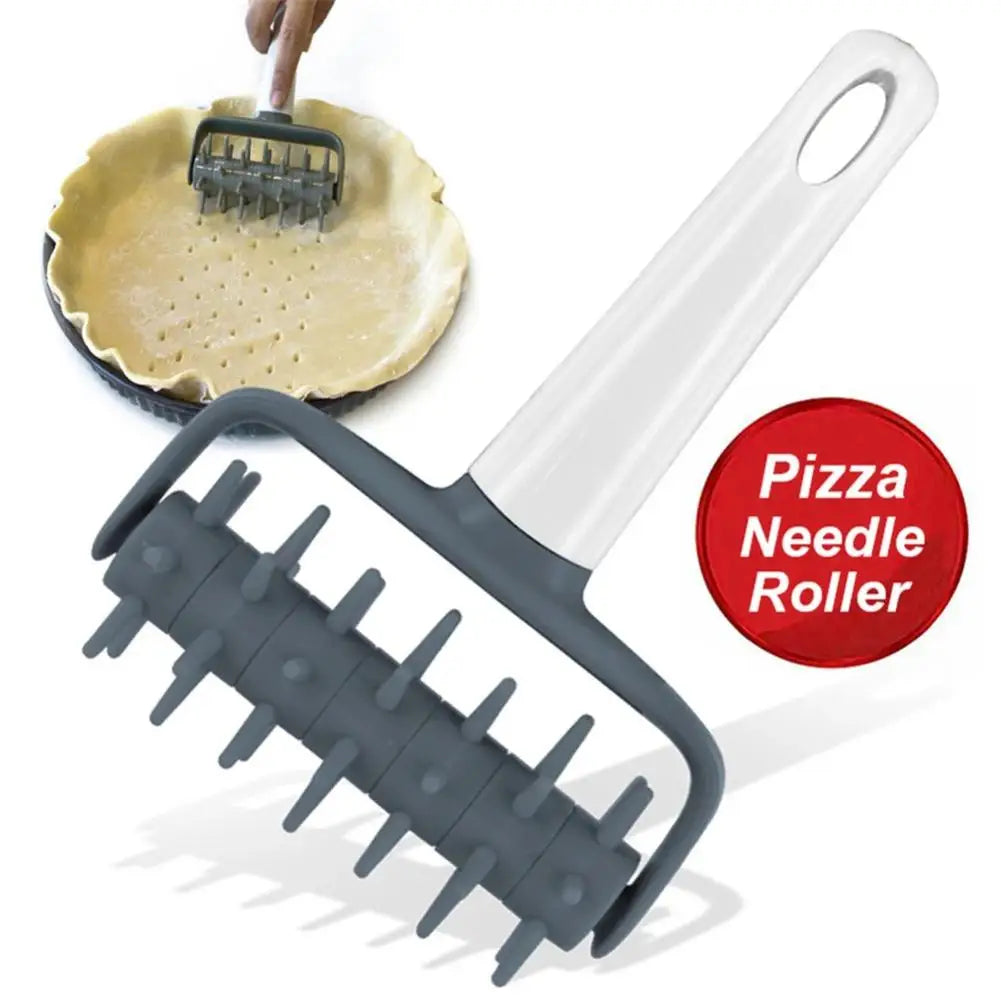Pizza Dough Roller Pin & Pastry Hole Puncher Baking Tool Pastry Baking Tool Axl