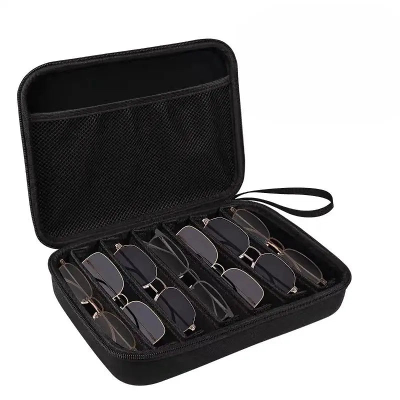 6/7-Slot EVA Glasses Organizer Travel Case – Sunglasses Storage Eyewear Organizer Case Axl
