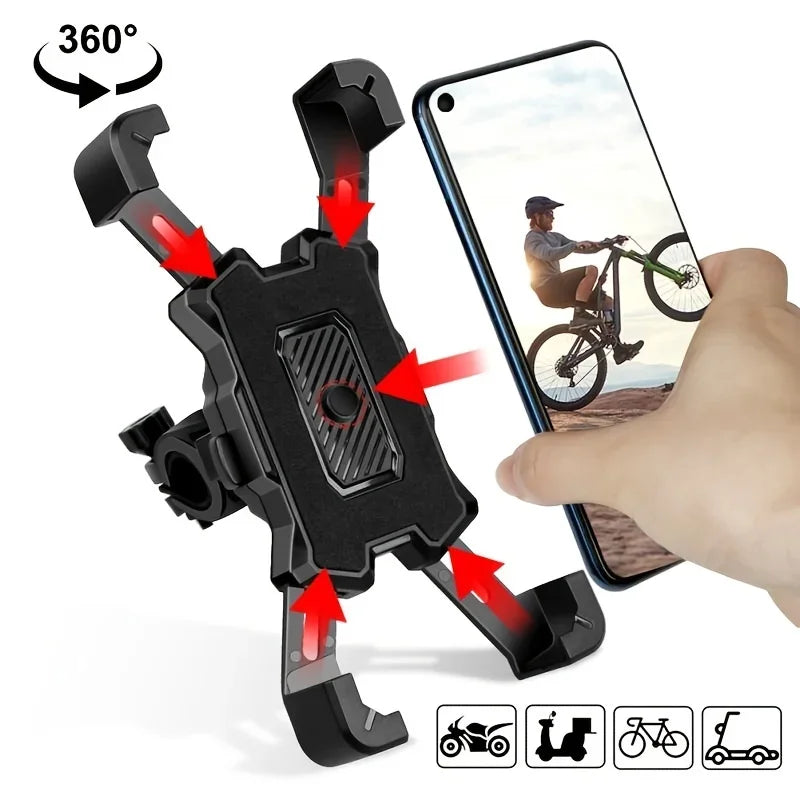 Universal Bike & Motorcycle Handlebar Phone Mount 4.8–6.8" Handlebar Phone Mount Axl