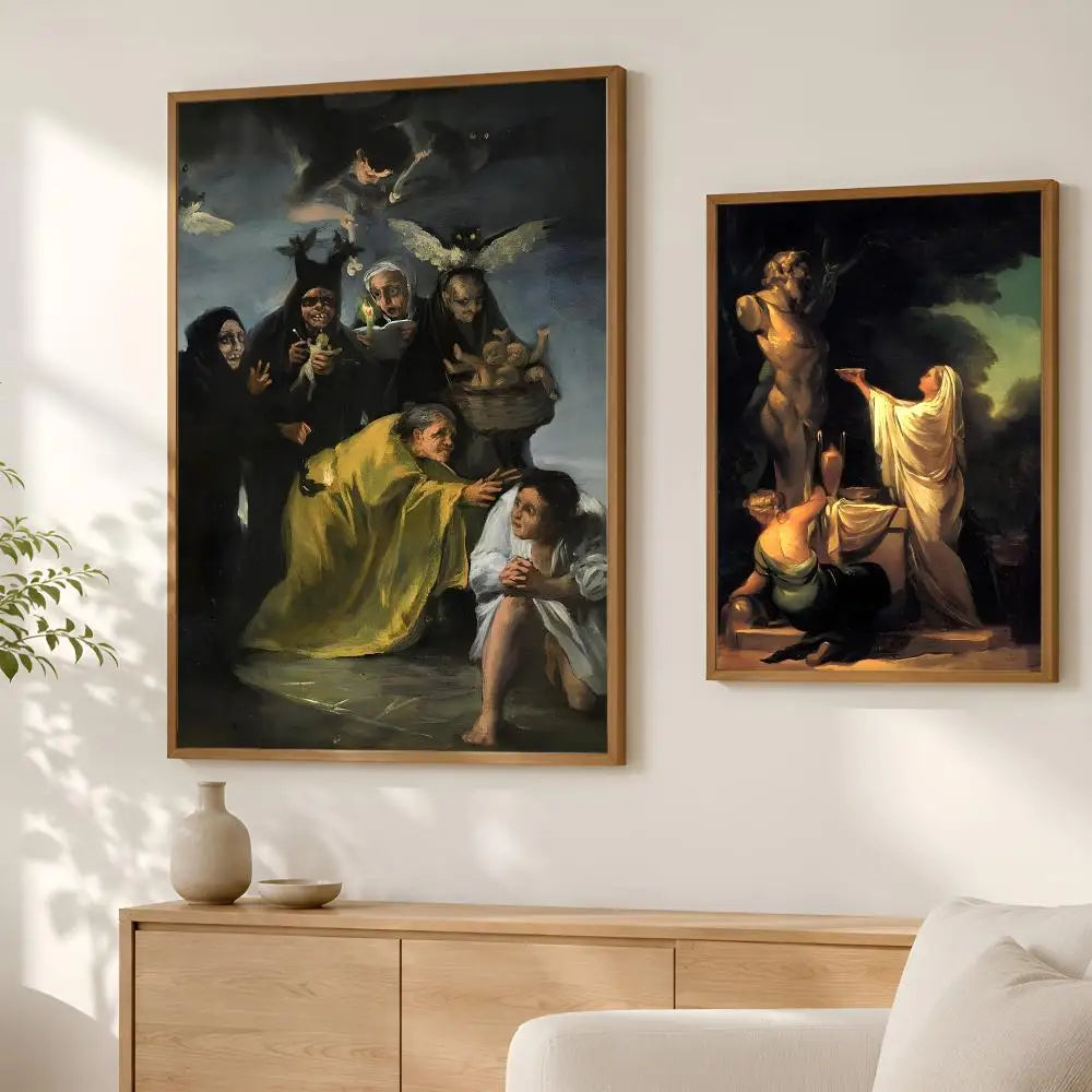 Francisco de Goya Wall Art Poster – Self-Stick HD Waterproof Wall Art Poster Axl