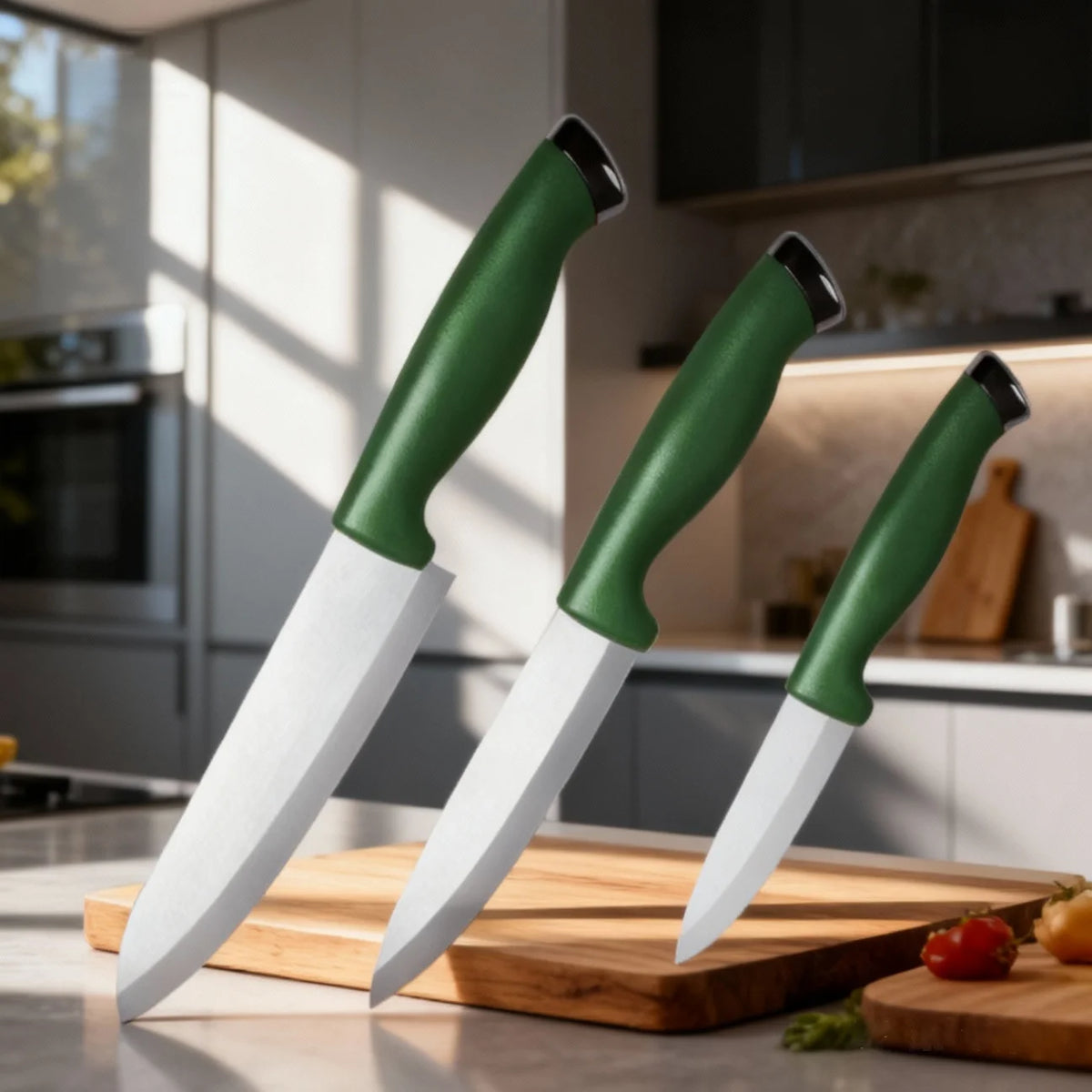 Professional Ceramic Kitchen Knife – Sharp 15.5cm Cleaver Blade Ceramic Kitchen Knife Axl