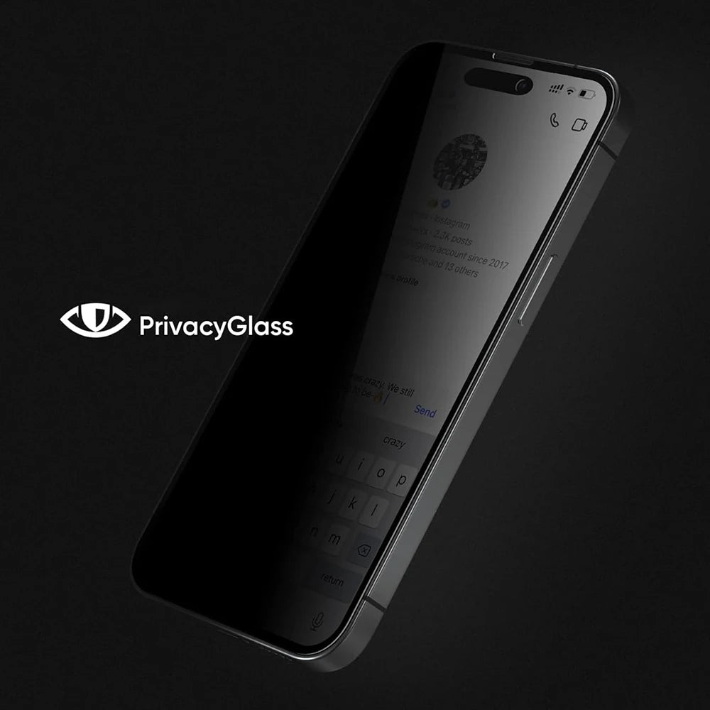 2-Pack Matte Privacy Screen Protector iPhone 17 6.3" Glass Screen Protector Axl