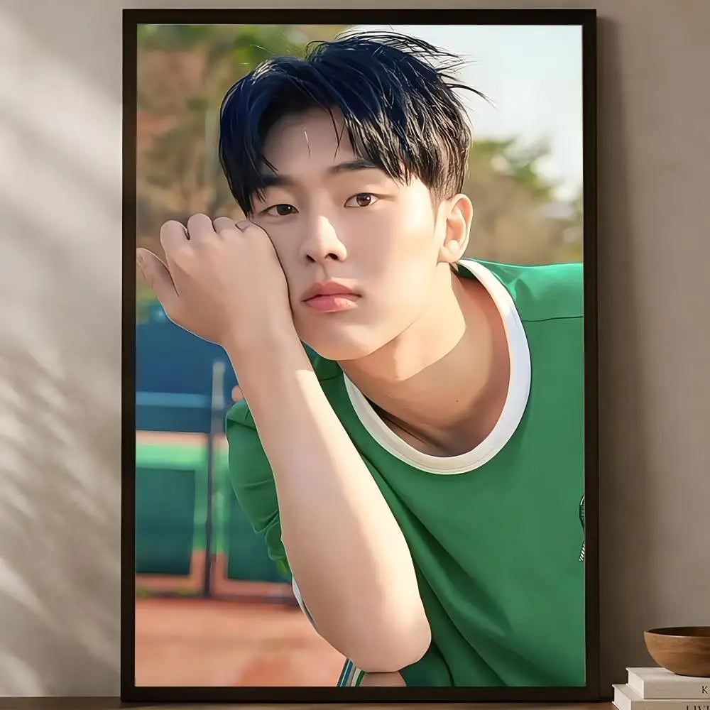 Choi Hyun-wook HD PVC Wall Poster – Self-Stick Waterproof Wall Art Poster Axl White16 40X50cmNoframe