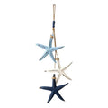 Blue Starfish Hanging Decor | Coastal Nautical Beach Wall Ornament Wall Hanging Decor Axl A