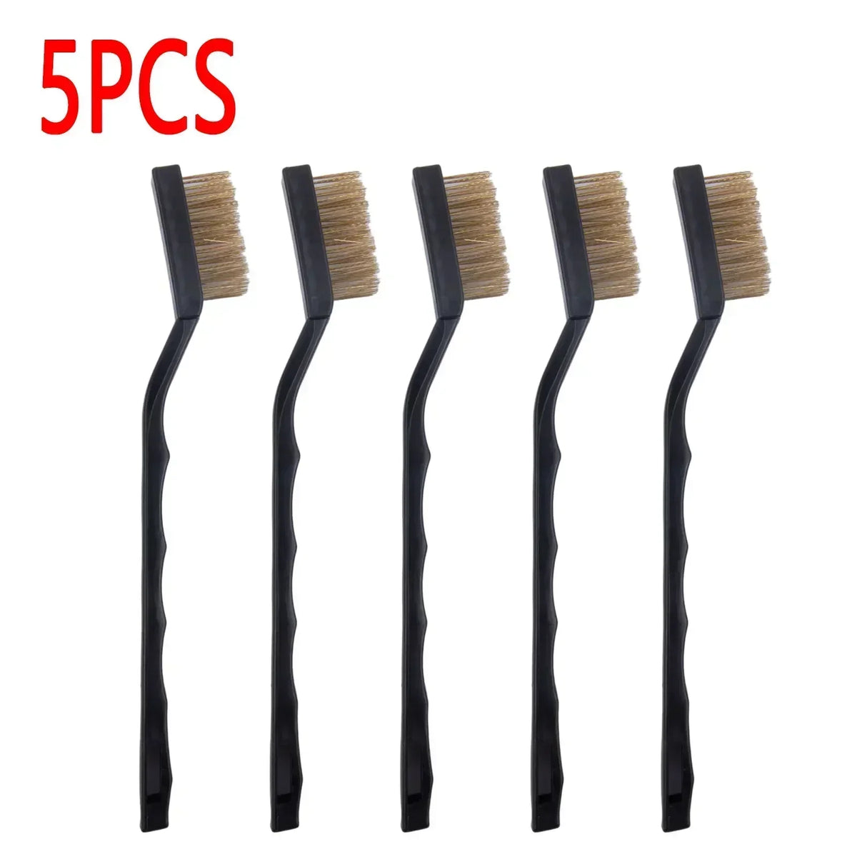 5-Piece Brass Wire Brush Set – Industrial Scrubbing & Cleaning Wire Brush Set Axl China Mainland