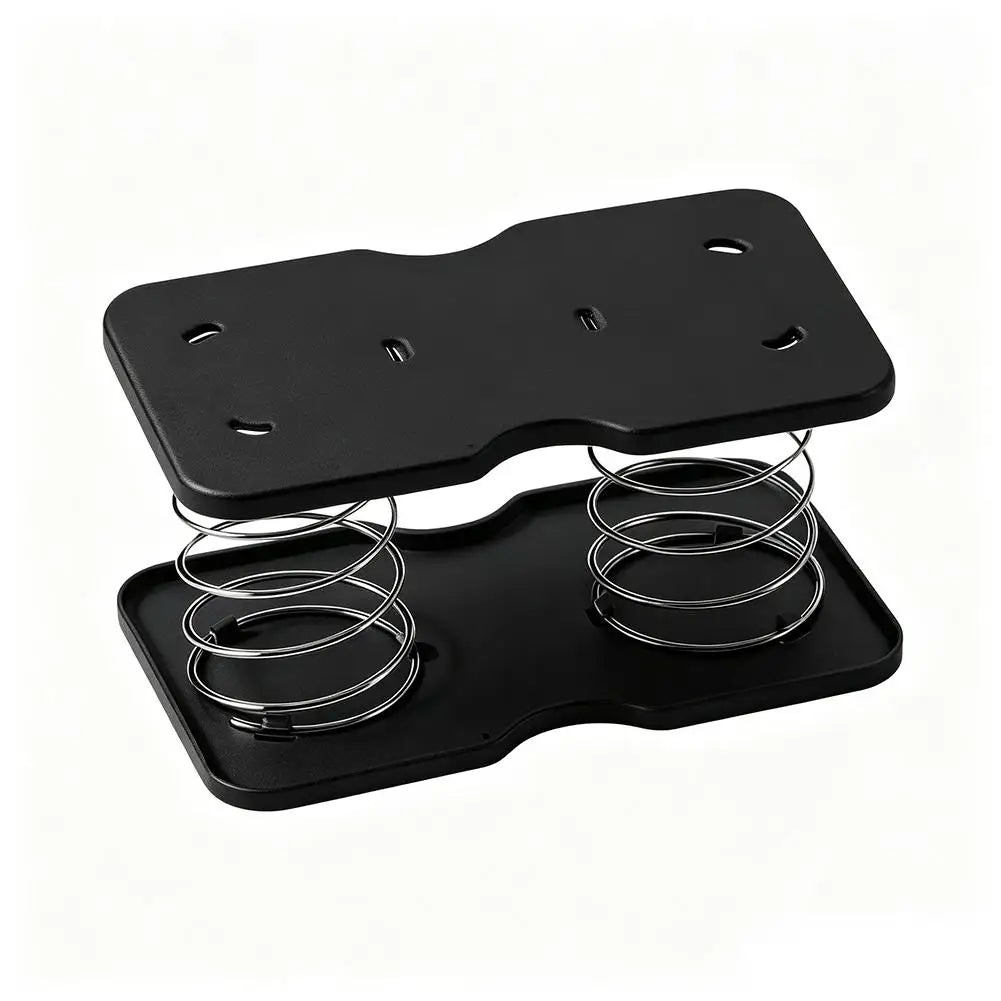 Spring-Loaded Tissue Dispenser – Auto Lift Holder for Home & Office Tissue Box Dispenser Axl Black