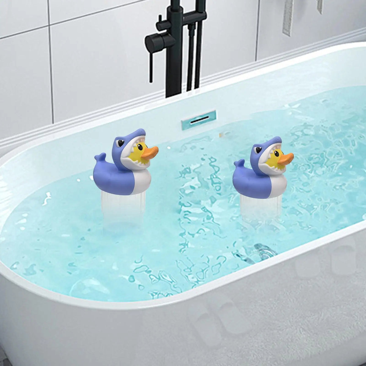 Shark Duck Pool Chlorine Floater – Large Capacity Dispenser Pool Chlorine Dispenser Axl