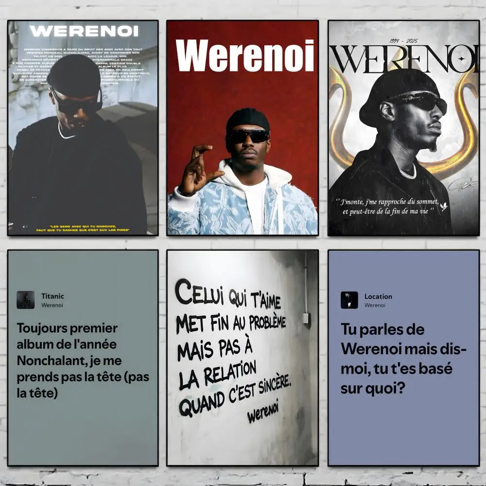 Werenoi HD Art Poster – Waterproof Self-Adhesive Wall Sticker Art Wall Poster Axl