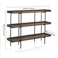 Nordic 3-Tier Wooden Storage Rack | Modern Space-Saving Shelf Wooden Storage Rack Axl Length 120