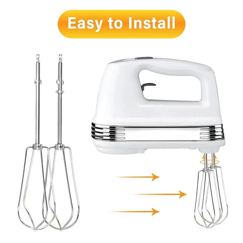 Stainless Steel Whisk Attachments Set of 2 | Hand Mixer Heads Mixer Whisk Attachment Axl