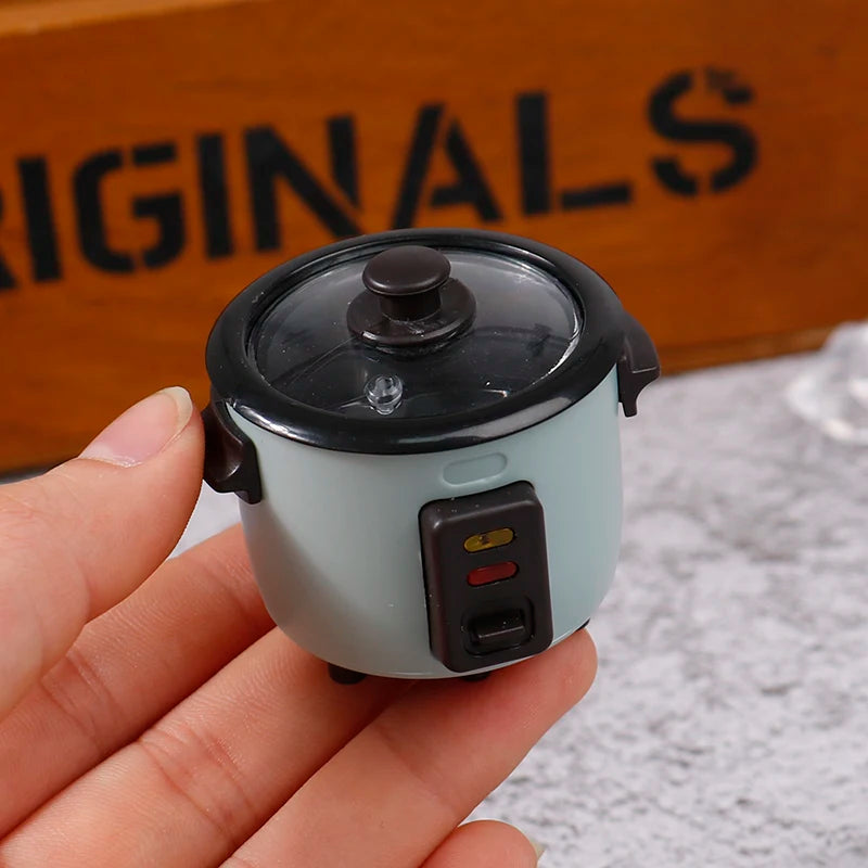 1:12 Dollhouse Miniature Rice Cooker – Kitchen Decor Accessory Dollhouse Accessory Axl