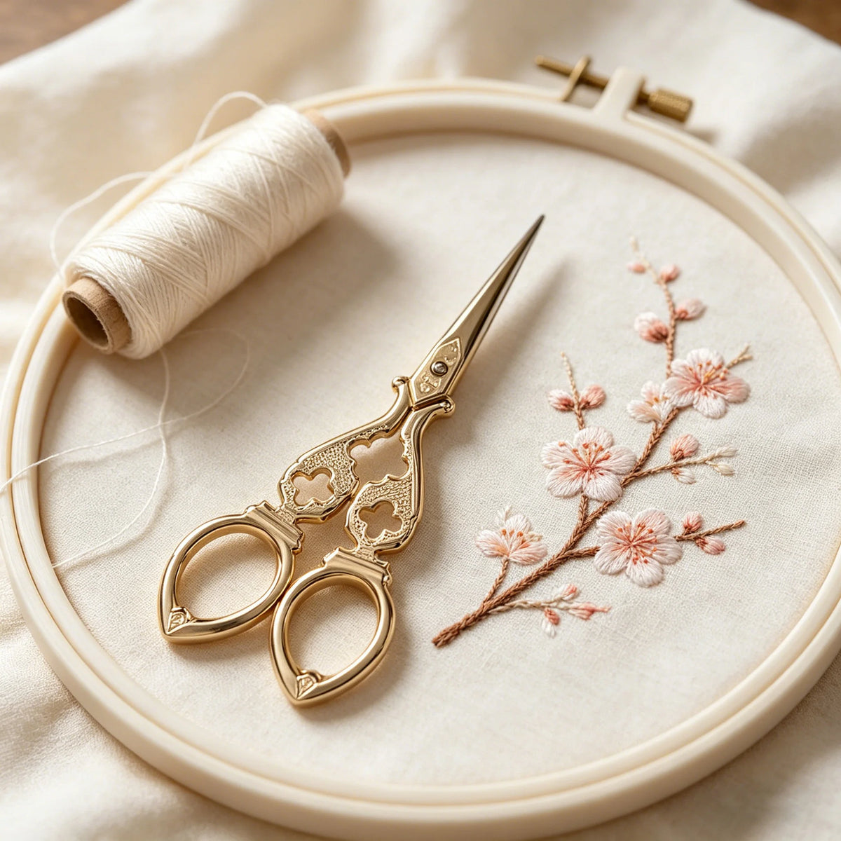 Professional Tailor Scissors – Sharp Embroidery & Fabric Scissors Tailor Scissors Axl Scissors-Pale Gold