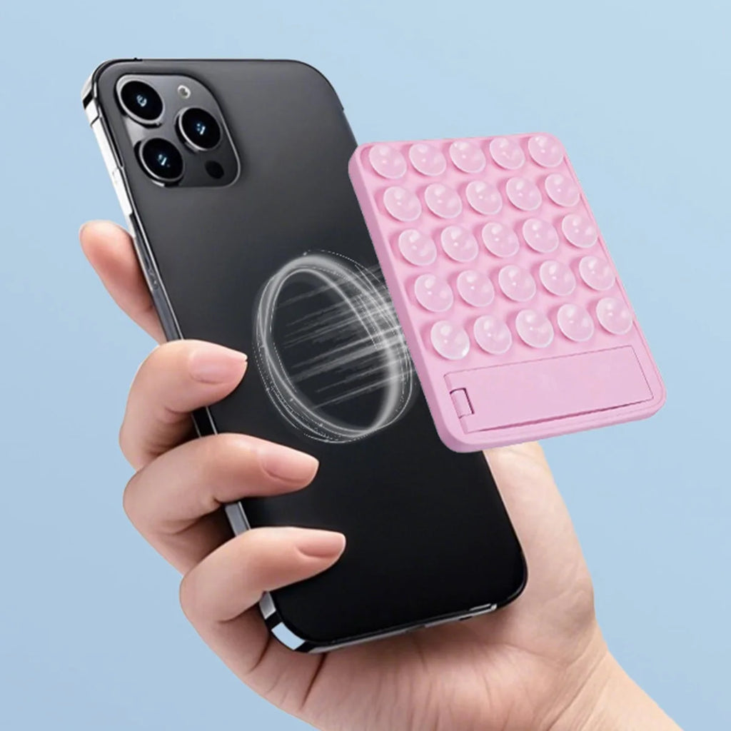Magnetic Silicone Suction Cup Phone Holder – iPhone & Android Phone Suction Mount Axl