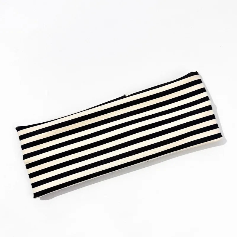 Striped Elastic Headbands Set – Cotton Hair Bands for Women Elastic Headband Set Axl
