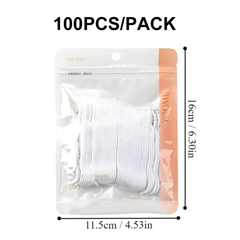 Disposable Dental Floss Picks 100/300/500 Pcs – Portable Flosser Dental Floss Picks Axl