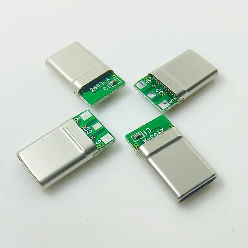 PD 3-Wire Type-C Laptop Connector 3-Pin with Capacitor USB-C Charging Connector Axl