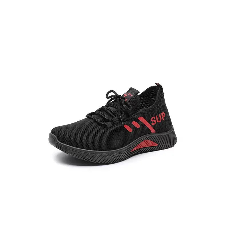 Women's Platform Tennis Sneakers – Faux Leather Slip-On Shoes Platform Tennis Sneakers Axl